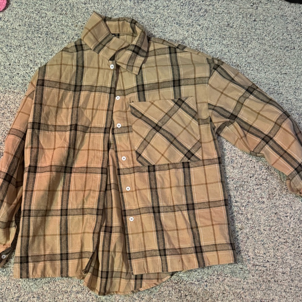 SHEIN flannel size large